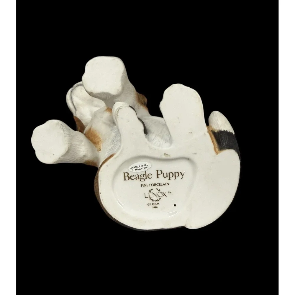 Vintage Lenox Beagle Puppy Figurine 6.5